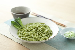 小松菜うどん調理例の写真